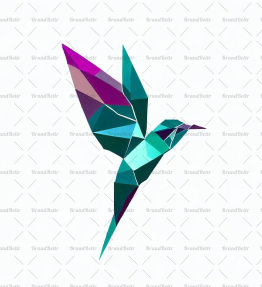 Geometrischer Kolibri